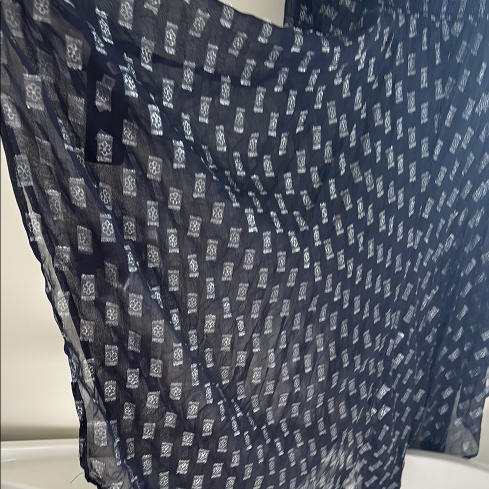 Maje Blue Sheath Long Sleeve Cocktail Dress New without tag - Picture 9 of 10